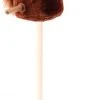 John Toys Pluche Stokpaardje Donkerbruin 98 Cm Met Geluid - Paarden / Pony Speelgoed - Stokpaardjes / Stokpaarden