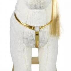 Infantastic GoodVibes - Hobbelpaard Voor Kinderen - Schommelpaard Unicorn - Stevige Constructie - Knuffelzacht Met Geluidseffecten - Gouden Eenhoorn -Babygyms || hobbelfiguren || vormenstoven Winkel 304x840 1