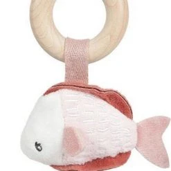 Little Dutch Houten Babygym - Oceaan - Roze -Babygyms || hobbelfiguren || vormenstoven Winkel 406x840