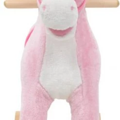 VidaXL Hobbeldier Paard 65x32x58 Cm Pluche Roze -Babygyms || hobbelfiguren || vormenstoven Winkel 421x840 1