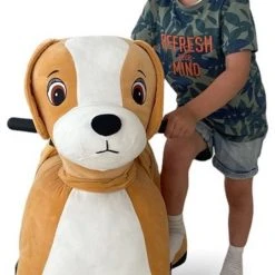 Petride By Rollzone Hond Elektrisch Rijdend Dier -Babygyms || hobbelfiguren || vormenstoven Winkel 447x840