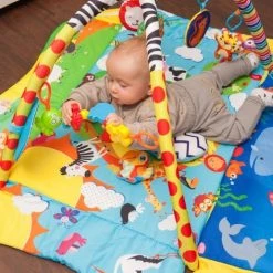 Lionelo Anika Plus - Babygym - 2 In 1 Speelkleed - 5 Speelgoed -Babygyms || hobbelfiguren || vormenstoven Winkel 472x840 2