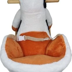 Playwood Pluche Hobbelkoe Schommel Koe Met Geluid Voorzien Van Veiligheidstuigje -Babygyms || hobbelfiguren || vormenstoven Winkel 485x840