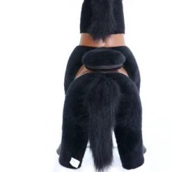 PonyCycle Zwart Met Witte Bles, Klein - U326 -Babygyms || hobbelfiguren || vormenstoven Winkel 514x840 1