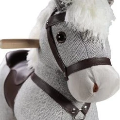 Tryco Milo Grijs Hobbelpaard 36m+ TR-120109 -Babygyms || hobbelfiguren || vormenstoven Winkel 530x840 1