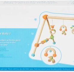 Bieco Toys My First Gym Oranje Groen Houten Babygym 23000012 -Babygyms || hobbelfiguren || vormenstoven Winkel 550x241 1