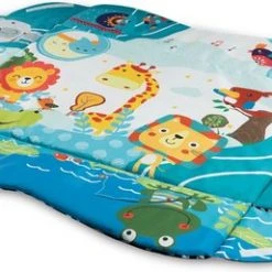 Lionelo Anika Plus Multicolor - Babygym - 2 In 1 Speelkleed - 5 Speelgoed -Babygyms || hobbelfiguren || vormenstoven Winkel 550x257