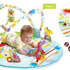 Yookidoo Speelkleed Gymotion Activity Playmat -Babygyms || hobbelfiguren || vormenstoven Winkel 550x296 1