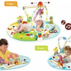 Yookidoo Speelkleed Gymotion Activity Playmat -Babygyms || hobbelfiguren || vormenstoven Winkel 550x302
