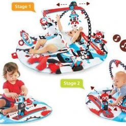Yookidoo Speelkleed Met Bogen Gymotion Robo Playland -Babygyms || hobbelfiguren || vormenstoven Winkel 550x307
