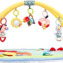 Fehn Speelkleed Color Friends Junior 105 Cm Katoen 8-delig -Babygyms || hobbelfiguren || vormenstoven Winkel 550x308 4