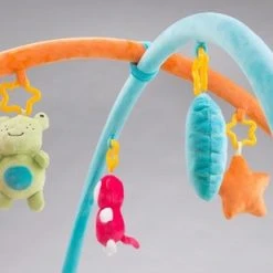 Kindertoys BabyGym Met Boog - 85 X 50 - Speelmat Baby - Speelkleed Baby - Dieren -Babygyms || hobbelfiguren || vormenstoven Winkel 550x309 28