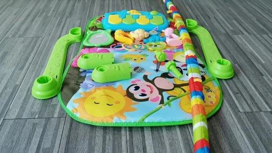 Allerion® Allerion Babygym – Speeltjes En Hangers – Baby Speelgoed – Met Speelmat - Vanaf 0 Jaar 2 Allerion® Allerion Babygym – Speeltjes En Hangers – Baby Speelgoed – Met Speelmat - Vanaf 0 Jaar - Afbeelding 2