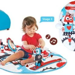 Yookidoo Speelkleed Met Bogen Gymotion Robo Playland -Babygyms || hobbelfiguren || vormenstoven Winkel 550x314 1