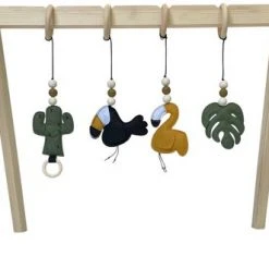 Babygyms || hobbelfiguren || vormenstoven Winkel 38 Skodie Babygym - Houten Baby Speelgoed - Handgemaakt - Speelboog - Duurzaam - Vanaf 0 Maanden