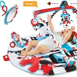 Yookidoo Speelkleed Met Bogen Gymotion Robo Playland -Babygyms || hobbelfiguren || vormenstoven Winkel 550x335 1