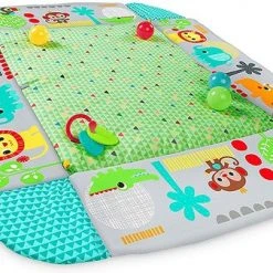 Babygym, Baby Cadeau - Jongen & Meisje, Dierenvriendjes Speelmat, Interactief Speelgoed – Multikleuren -Babygyms || hobbelfiguren || vormenstoven Winkel 550x337