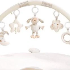 Fehn Speelkleed Schaap Crème 90 Cm -Babygyms || hobbelfiguren || vormenstoven Winkel 550x343 1