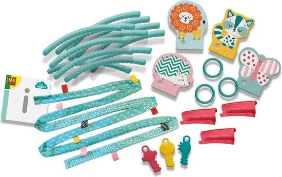 SES Tiny Talents - Sense Around Activiteiten Ring - Speelring - Inclusief Ringen, Contrastkaartjes En Bijtsleutels 5 SES Tiny Talents - Sense Around Activiteiten Ring - Speelring - Inclusief Ringen, Contrastkaartjes En Bijtsleutels - Afbeelding 5