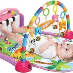 Babygym, Baby Cadeau - Jongen & Meisje, Dierenvriendjes Speelmat, Interactief Speelgoed – Multikleuren