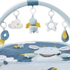 Babygym, Baby Cadeau - Jongen & Meisje, Dierenvriendjes Speelmat, Interactief Speelgoed - Multikleuren. -Babygyms || hobbelfiguren || vormenstoven Winkel 550x360 2