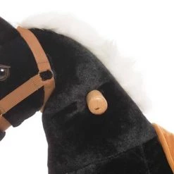 Animal Riding Paard Mararadscha Zwart XS / Mini Rijdend Paardenspeelgoed - Paardenspeelgoed - Zadelhoogte 44 CM - Verstelbaar Pedaal 3 Standen. Afneembaar Zadel. -Babygyms || hobbelfiguren || vormenstoven Winkel 550x362 4