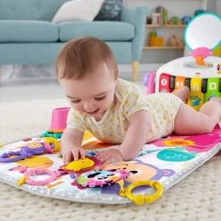 Babygym, Baby Cadeau - Jongen & Meisje, Dierenvriendjes Speelmat, Interactief Speelgoed - Multikleuren. -Babygyms || hobbelfiguren || vormenstoven Winkel 550x366 122