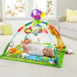 Fisher-Price Fisher Price - Rainforest Speeldeken -Babygyms || hobbelfiguren || vormenstoven Winkel 550x366 13