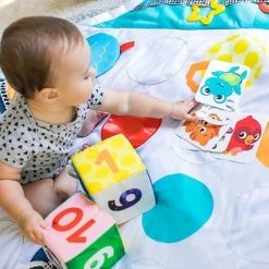 Babygym, Baby Cadeau - Jongen & Meisje, Dierenvriendjes Speelmat, Interactief Speelgoed - Multikleuren. -Babygyms || hobbelfiguren || vormenstoven Winkel 550x366 130