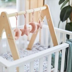 Jollein Babygym Speeltjes - Moon - Nougat - 4 Stuks -Babygyms || hobbelfiguren || vormenstoven Winkel 550x366 21