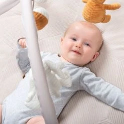 Baby's Only Baby Speelkleed Met Boog - Baby Gym - Playmat - Speelmat Sense - Caramel/Kiezelgrijs/Wit - Zachte Rib Corduroy Stof - 94x83 Cm -Babygyms || hobbelfiguren || vormenstoven Winkel 550x366 54