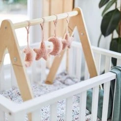 Jollein Babygym Speeltjes - Moon - Pale Pink - 4 Stuks -Babygyms || hobbelfiguren || vormenstoven Winkel 550x366 82
