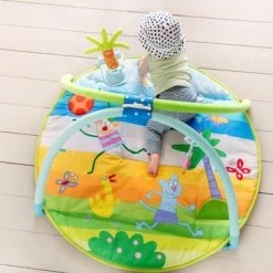 Taf Toys Baby Gym - Speelkleed Met Afneembare Bogen En Speeltjes - 0 - 24 Mnd -Babygyms || hobbelfiguren || vormenstoven Winkel 550x366 88