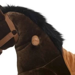 Animal Riding Paard Amadeus Bruin XS / Mini - Rijdend Paardenspeelgoed - Paardenspeelgoed - Zadelhoogte 44 CM - Verstelbaar Pedaal 3 Standen - Afneembaar Zadel. -Babygyms || hobbelfiguren || vormenstoven Winkel 550x367 18