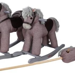 Tryco Milo Roze Hobbelpaard 18m+ TR-120107 -Babygyms || hobbelfiguren || vormenstoven Winkel 550x369 12