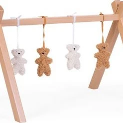 Baby Gym Figuurtjes Teddy Set | Childhome -Babygyms || hobbelfiguren || vormenstoven Winkel 550x372 2