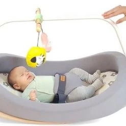 Mamatoyz Babygym - Loop 3-in-1 - Katoen/hout - 90 X 50 Cm - Grijs -Babygyms || hobbelfiguren || vormenstoven Winkel 550x373 1