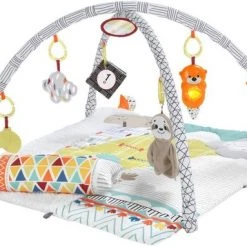 Fisher-Price Baby Gym - Speelmat Met 21 Zintuigelijke Ontdekkingsspeeltjes -Babygyms || hobbelfiguren || vormenstoven Winkel 550x383
