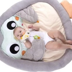 Playgro Snuggle Me Penguin Tummy Time Gym - Babygym Met Buikligkussen - Speelkleed - Speeltapijt -Babygyms || hobbelfiguren || vormenstoven Winkel 550x385