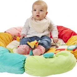 Babygym, Baby Cadeau - Jongen & Meisje, Dierenvriendjes Speelmat, Interactief Speelgoed - Multikleuren. -Babygyms || hobbelfiguren || vormenstoven Winkel 550x386 5