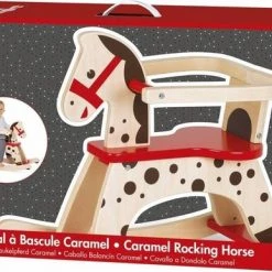 Janod - Janod Schommelpaard Caramel -Babygyms || hobbelfiguren || vormenstoven Winkel 550x387 7