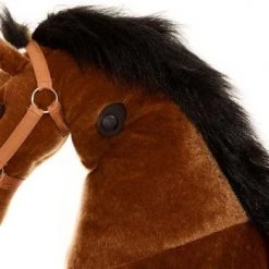 Animal Riding Paard Bruin X-Large - Rijdend Paardenspeelgoed - Paardenspeelgoed - Zadelhoogte 78 CM- Verstelbaar Pedaal 3 Standen - Afneembaar Zadel -Babygyms || hobbelfiguren || vormenstoven Winkel 550x392 9