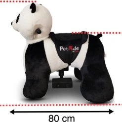 Petride By Rollzone Panda Elektrisch Rijdend Dier -Babygyms || hobbelfiguren || vormenstoven Winkel 550x393 4