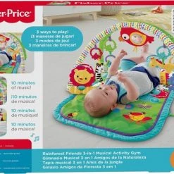 Fisher-Price Fisher Price 3-in-1 Muzikale Activiteiten Gym -Babygyms || hobbelfiguren || vormenstoven Winkel 550x394