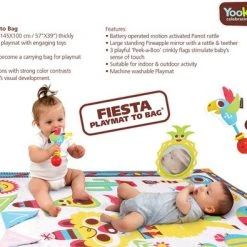 Yookidoo Speelkleed Fiesta Incl. Tas 100 X 140 Cm -Babygyms || hobbelfiguren || vormenstoven Winkel 550x395 1