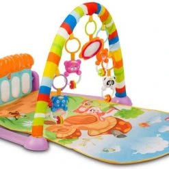 Ricokid Muziek Speelmat - 3-in-1 Muzikale Activity -Babygyms || hobbelfiguren || vormenstoven Winkel 550x396