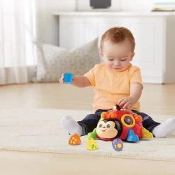 VTech Baby Vrolijke Vormenkever - Educatief Speelgoed - Activity Center - 1 Tot 3 Jaar - Duitstalig -Babygyms || hobbelfiguren || vormenstoven Winkel 550x400 4