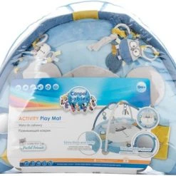 Canpol Babies Activity Baby Gym 0+ PASTEL FRIENDS- Grijs( Ø 98 Cm X 50 Cm) Grijs -Babygyms || hobbelfiguren || vormenstoven Winkel 550x402 3