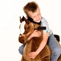 Animal Riding Paard Amadeus Bruin Medium / Large - Rijdend Paardenspeelgoed - Paardenspeelgoed - Speelgoed Vanaf 3 Jaar - Zadelhoogte 68 CM- Verstelbaar Pedaal 3 Standen - Afneembaar Zadel -Babygyms || hobbelfiguren || vormenstoven Winkel 550x405 6