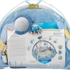 Canpol Babies Activity Baby Gym 0+ PASTEL FRIENDS- Grijs( Ø 98 Cm X 50 Cm) Grijs -Babygyms || hobbelfiguren || vormenstoven Winkel 550x408 2